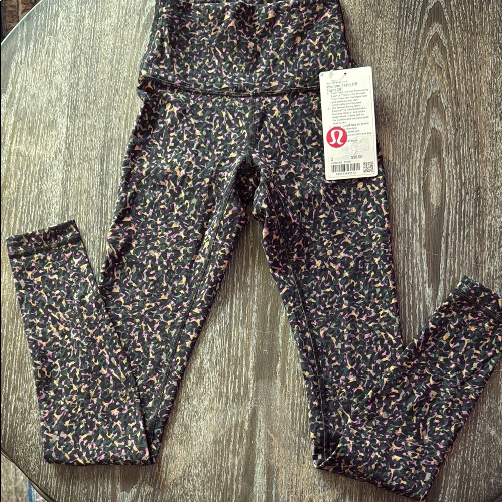 Lululemon Athletica Multicolor Patterned Leggings